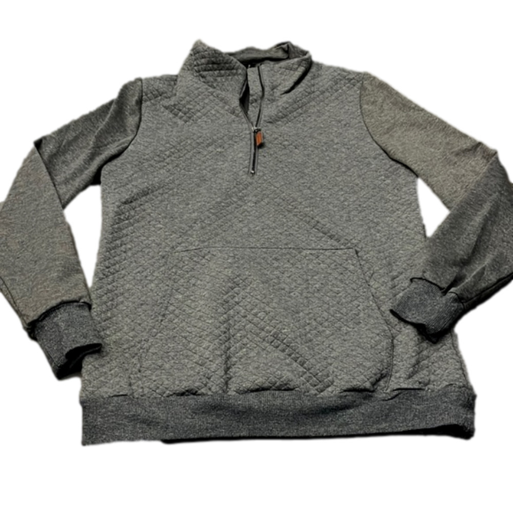 QUILTED quarter zip